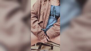 I use my Sex tool to have a giant climax in public