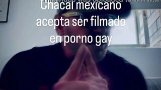Chacal assents to be filmed in a morbid homo clip where this guy's abused for having a petite knob and is said to place in a sex toy and then suck it with the juices from his taut virgin booty