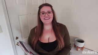 After hours with big beautiful woman trainer POV fellatio and sex