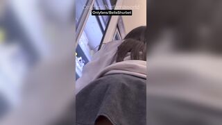 ANAL-ACT OF LOVE - Shopping in a Petticoat out of Pants with a toy in the Booty