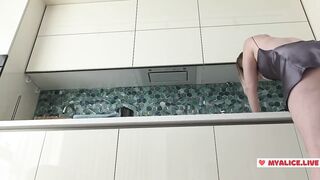 POV: My Roommate Forgot About Pants, Her Snatch And Large Breasts So Hawt
