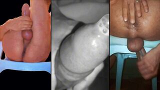 A compilation of captivating, secret scenes: bi-curious, nearly-bi, anal masturbation, large corpulent jock, and loads of cumshots.