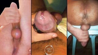 A compilation of captivating, secret scenes: bi-curious, nearly-bi, anal masturbation, large corpulent jock, and loads of cumshots.