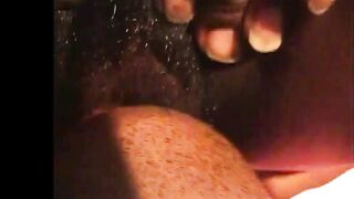 Photoshoot turns into ebony three-some