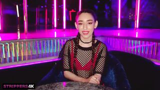 Petite Dancer Works High Roller's Pole