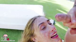 Lily Phillips Outdoor Blowbang – Nonstop Dicks & Huge Cum