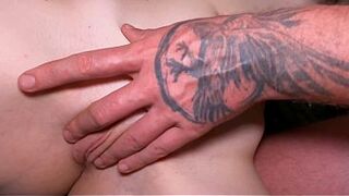 eighteen-year-old stepsister gets cum on her petite titties! SHORT VERSION