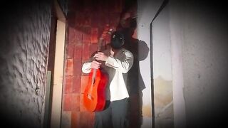 Hot Gentleman Number 1 - Athletic Studs - Solo Boy Masturbation - Hawt Pelvic Thrust - Cosplay Doctor MDCXIX and Yamaha Guitar Job