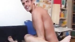 Ideal Blondie From Germany Got Double Banged in Threeway