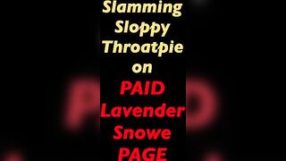 Breeding Wonder Woman's Constricted Mouth Into a Sloppy Mess