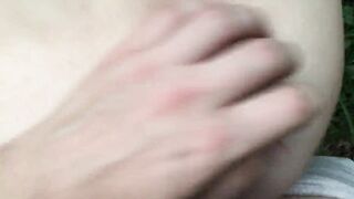 SCREWED A SEXY DOXY IN THE FOREST AND CAME ON GLAMOROUS BREASTS