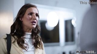 Jewel Diamant is bare by her bf stepdad and makes it quite clear what that babe needs to do to keep it a secret.The brunette hair is facefucked and rides shlong