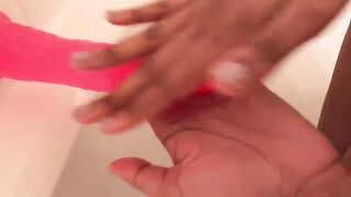 Drilled My Constricted Cunt In The Shower