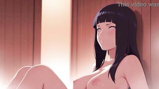 Hinata Hyuga Screws a Stranger in a Sexy Steamy Sauna! Naruto Hentai Story Manga AI-generated