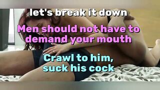 Your Throat Was Made For Ramrod Sucking.