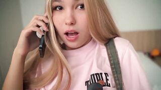 screwing her during the time that that babe's on the phone with her mommy