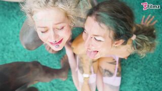 Inked Cuties Mayhem Squirting Sex Fuckfest with Anal, Blowjobs, and double penetration!