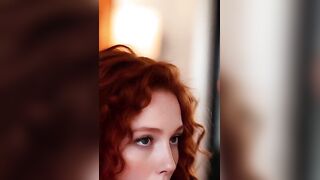 Melinda, Untamed Redhead in Silk, erotic (AI-generated)