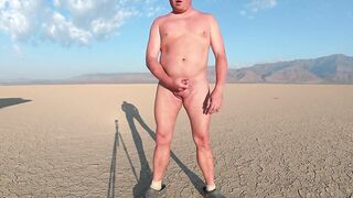 A quick nutt with no thing but my socks and crocs on