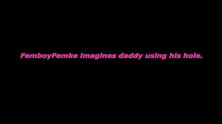 What goes on in a femboys mind during the time that this guy bangs himself