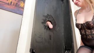 Gloryhole Double Jizz flow in Throat
