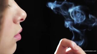 Ultra HD Russian Cutie Smokin' Cigarette Seaside