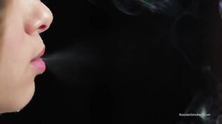 Ultra HD Russian Cutie Smokin' Cigarette Seaside