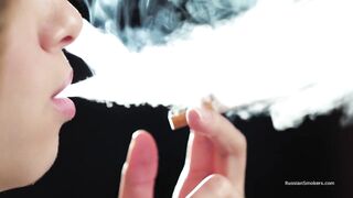 Ultra HD Russian Cutie Smokin' Cigarette Seaside