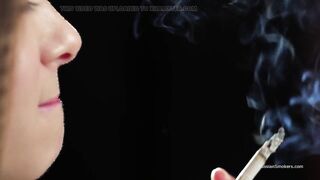 Ultra HD Russian Cutie Smokin' Cigarette Seaside