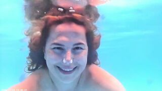 Breath Holding Underwater in Pool