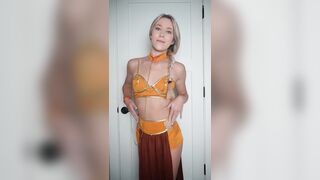 Princess Leia Striptease