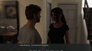 Being a Wife 14 Shopping with Her Spouse, Bawdy Wife Christine Plays Indecent Games with the Old Helper