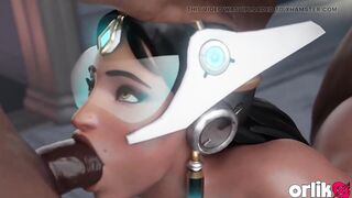 Symmetra Anal Group Sex with 5 Bbcs - CG Overwatch Animated Porn