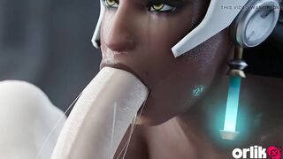 Symmetra Loves Large Weenie in Her Booty - CG Overwatch Anal Animation