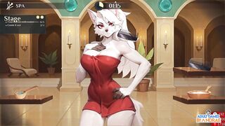 Hotel Tales Gameplay Part three - Helping Nikki Type the Suitcases and Bathe Griselda the Huntress