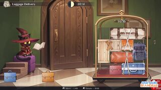 Hotel Tales Gameplay Part three - Helping Nikki Type the Suitcases and Bathe Griselda the Huntress