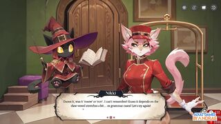 Hotel Tales Gameplay Part three - Helping Nikki Type the Suitcases and Bathe Griselda the Huntress