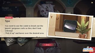 Hotel Tales Gameplay Part three - Helping Nikki Type the Suitcases and Bathe Griselda the Huntress