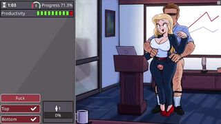 Cutie with large melons and large booty takes monster knob - barely working gameplay level three