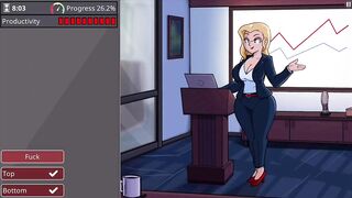 Cutie with large melons and large booty takes monster knob - barely working gameplay level three