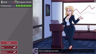 Cutie with large melons and large booty takes monster knob - barely working gameplay level three