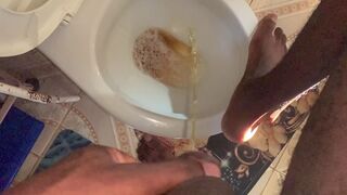 Pissing in Biffy Desperation