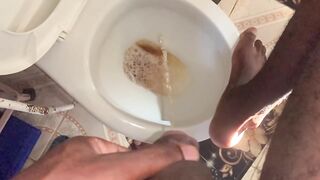 Pissing in Biffy Desperation