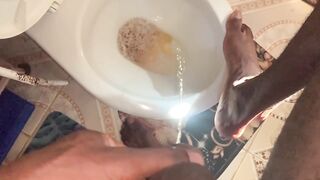 Pissing in Biffy Desperation