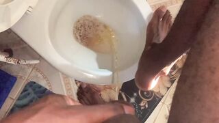 Pissing in Biffy Desperation