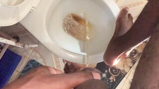 Pissing in Biffy Desperation