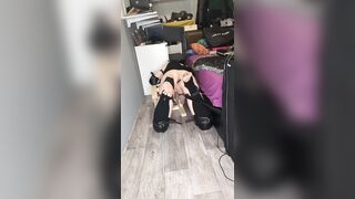 bedsto couch sex toy in muzzel humping wand
