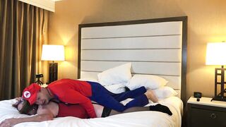 Mario Hops Into Sissy Twat