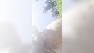 Load Of Cum In The Woods