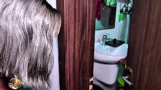 Ebony booty spicy smashing Clara's chap behind her